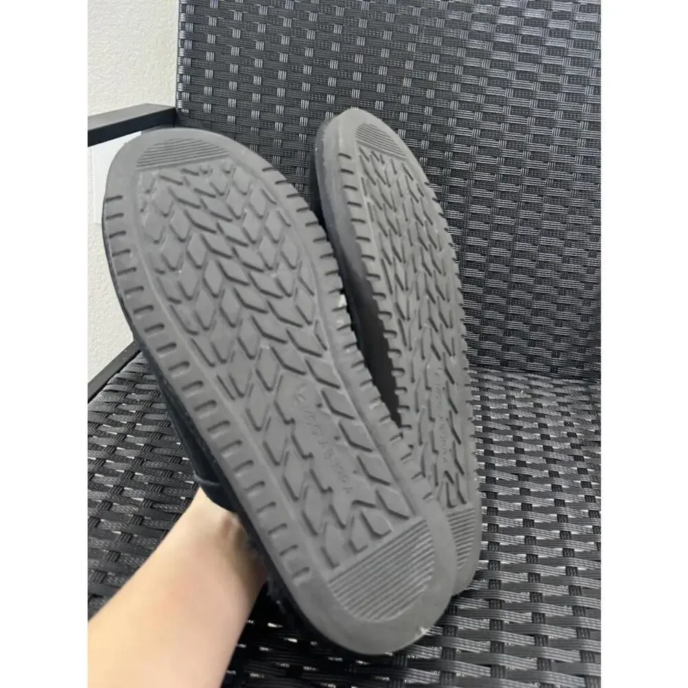 Koolaburra by UGG Men’s Slippers Bordon Black Suede‎ Shearling Lined Sz 13 Comfy